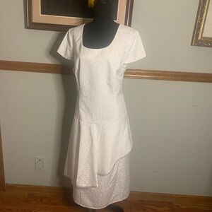 NWOT White Cap Sleeves dress size 14 by ASHRO